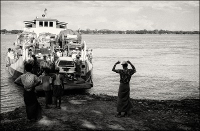 On the river Chindwin.